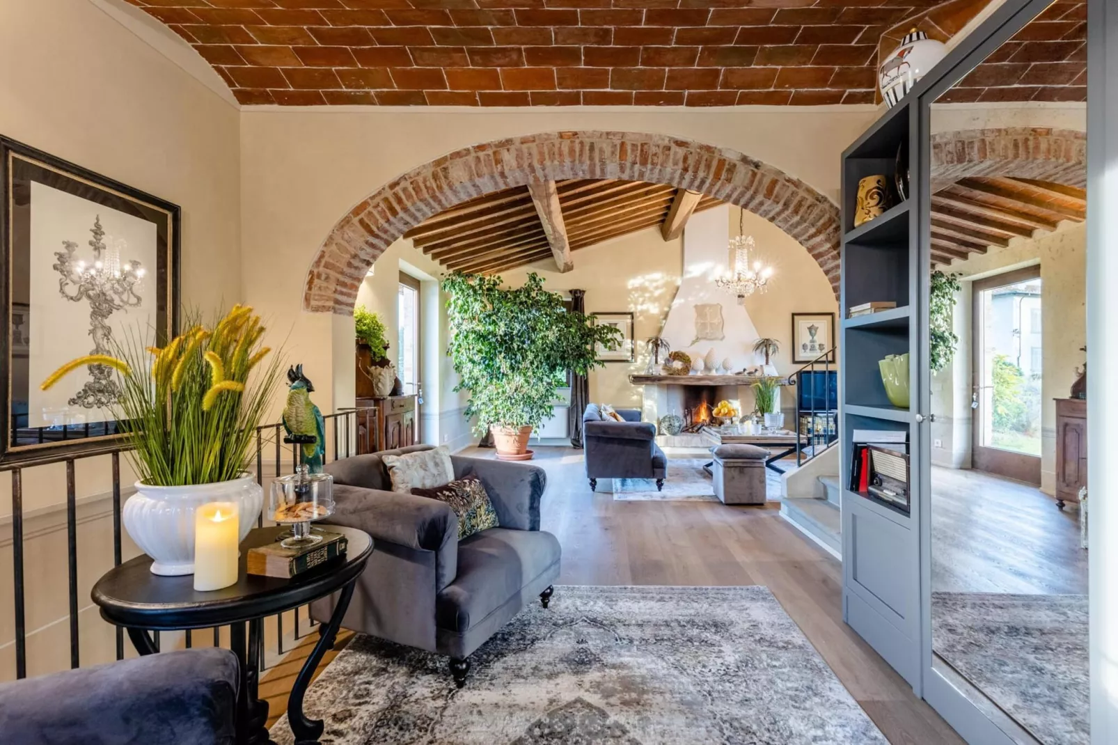 Il Conte Farmhouse Retreat - Woonkamer