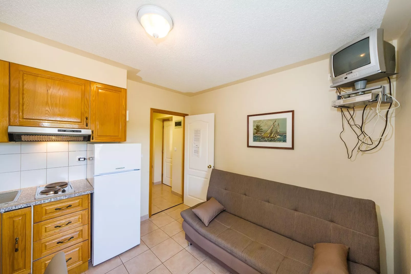Beachfront apartment Mareo 5 - Woonkamer