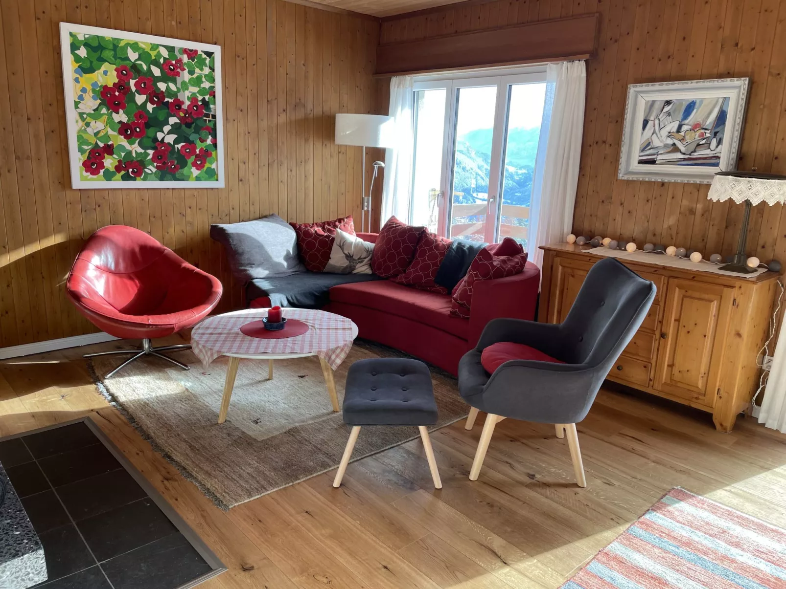 Wohnung Ohlenroth-Kalberer, (Sarn-Lescha). - Binnen