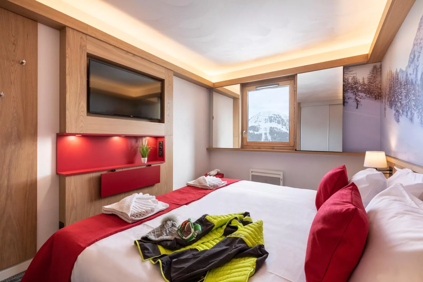 Village Club MMV Plagne 2000  Room for 2 people - Slaapkamer