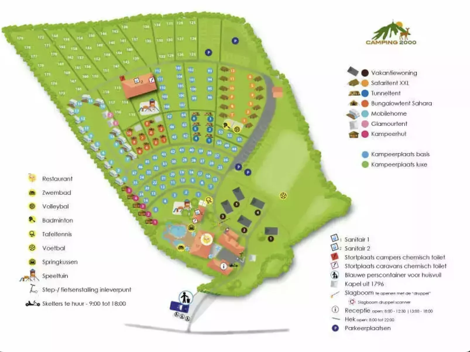 Camping 2000 - Kampeerhut - Buiten