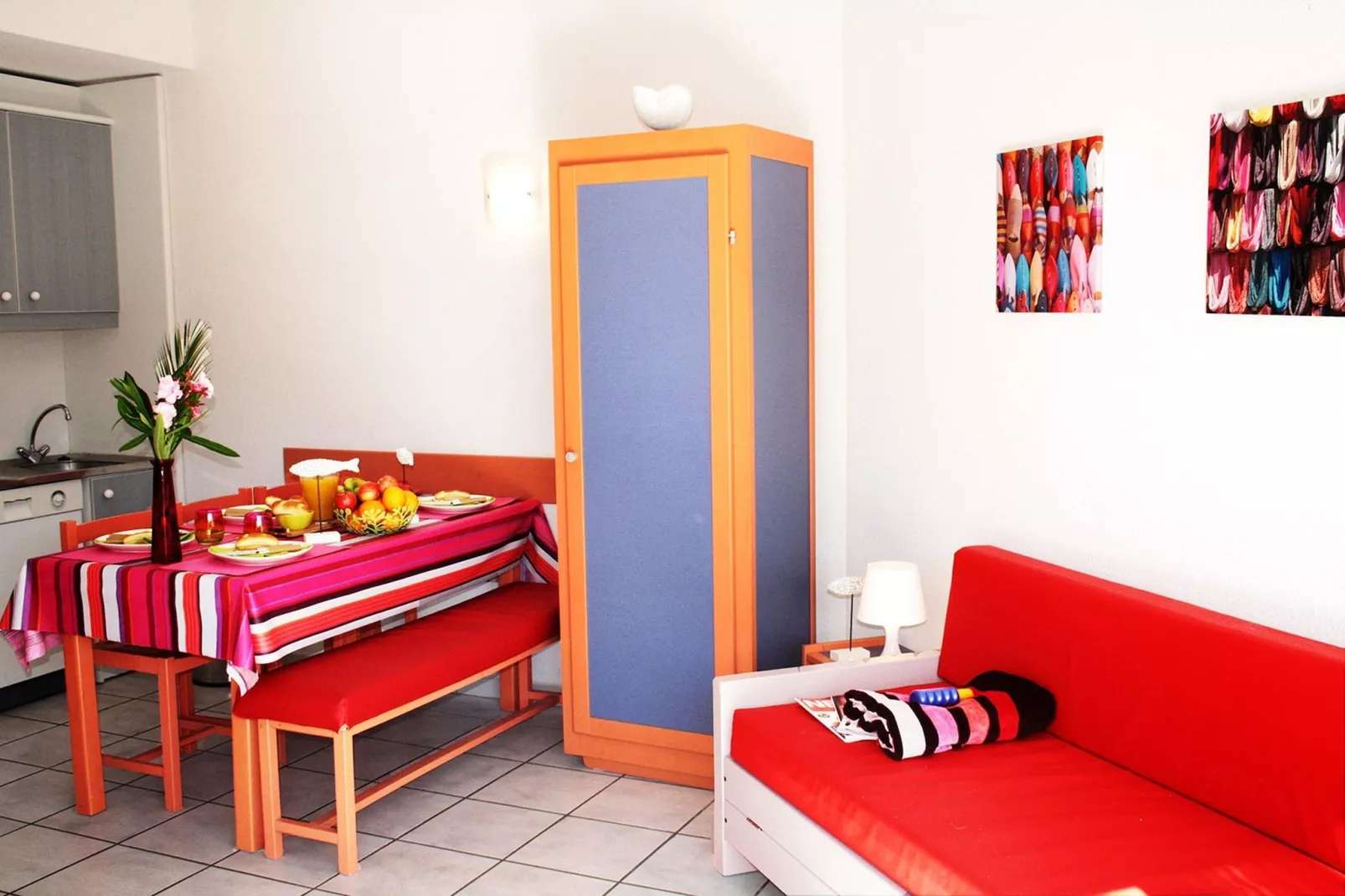 Les Jardins de Neptune MAISONNETTE DUPLEX 4/6 pers CLIMATISÉE OTA - Woonkamer