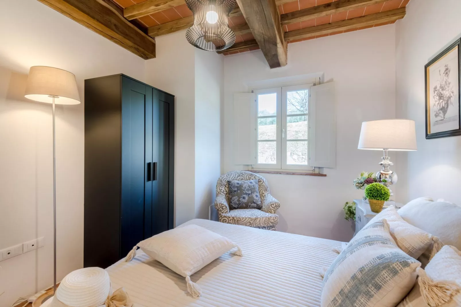 Casa Pinocchio at Borghetto Farmhouse - Slaapkamer