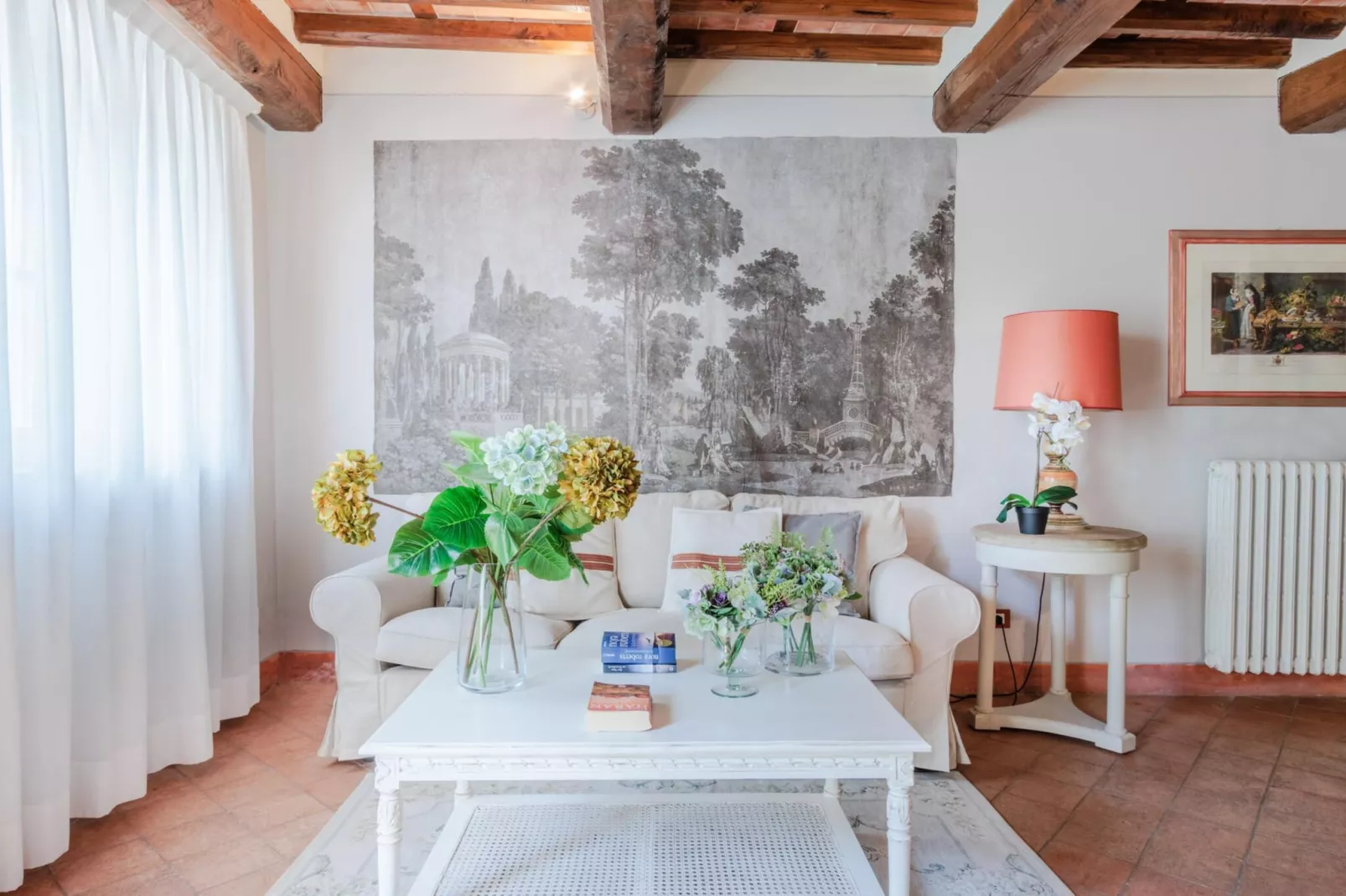 Elisa Farmhouse Apartment in Wine Resort - Woonkamer