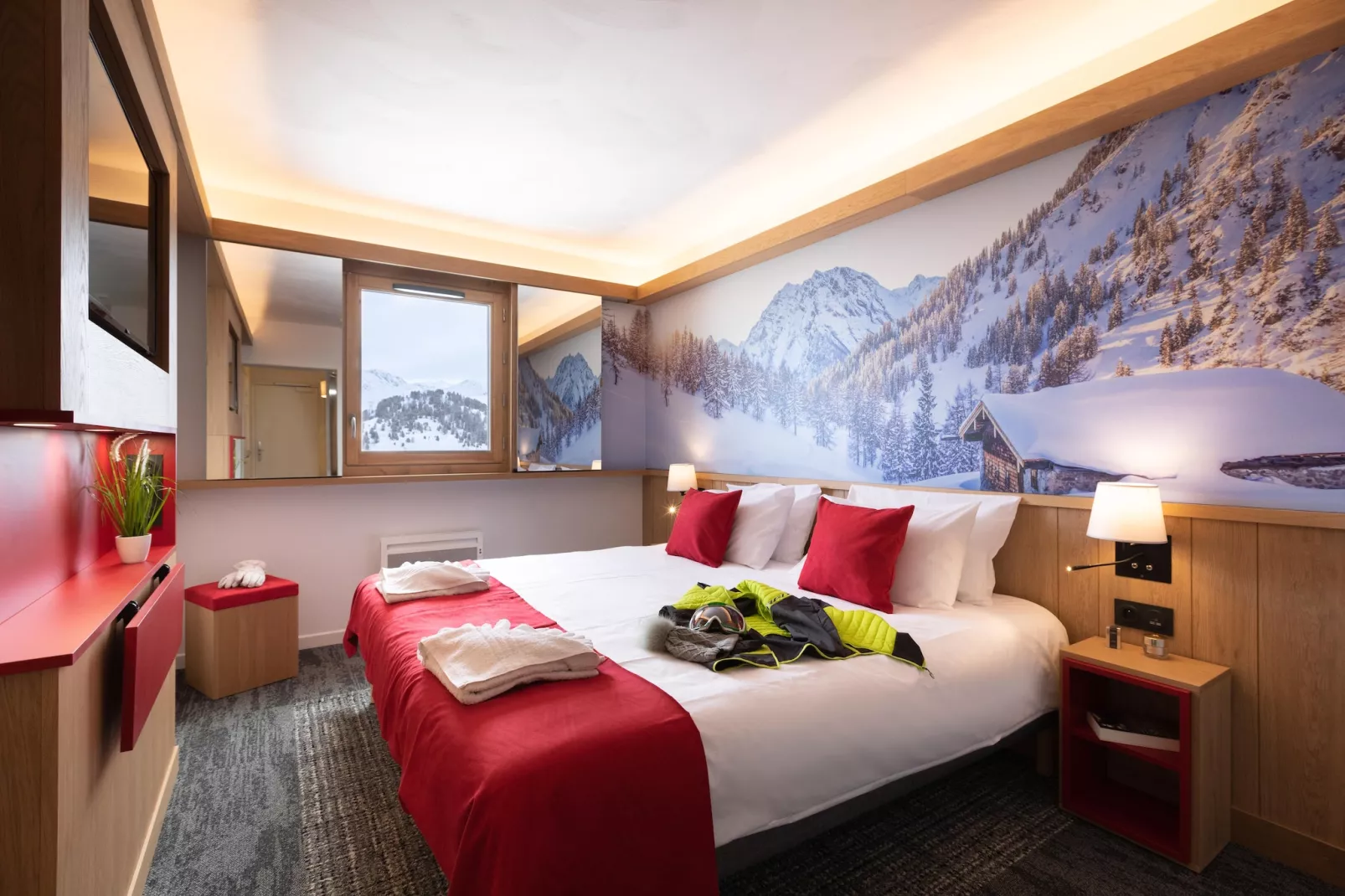Village Club MMV Plagne 2000  Room for 6 people - Slaapkamer