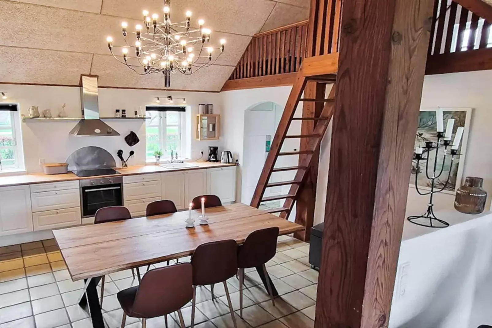 Gezellig vakantiehuis nabij Limfjorden - Binnen