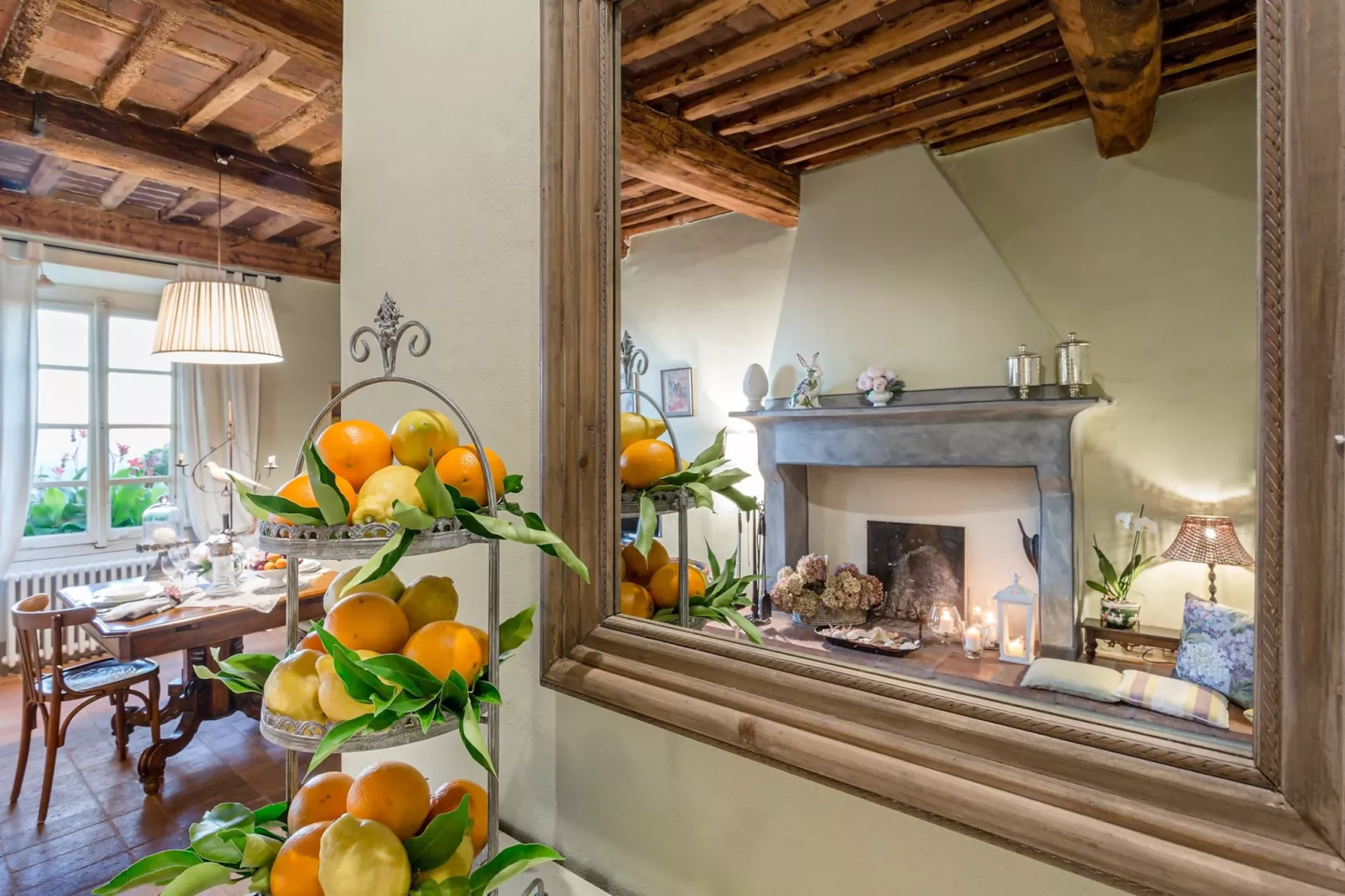Il Frantoio Farmhouse Apartment - Eetkamer