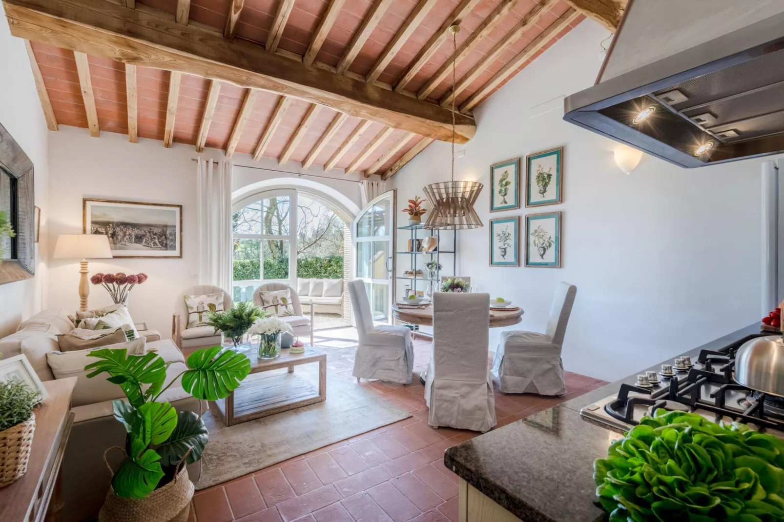 Casa Pinocchio at Borghetto Farmhouse - Woonkamer