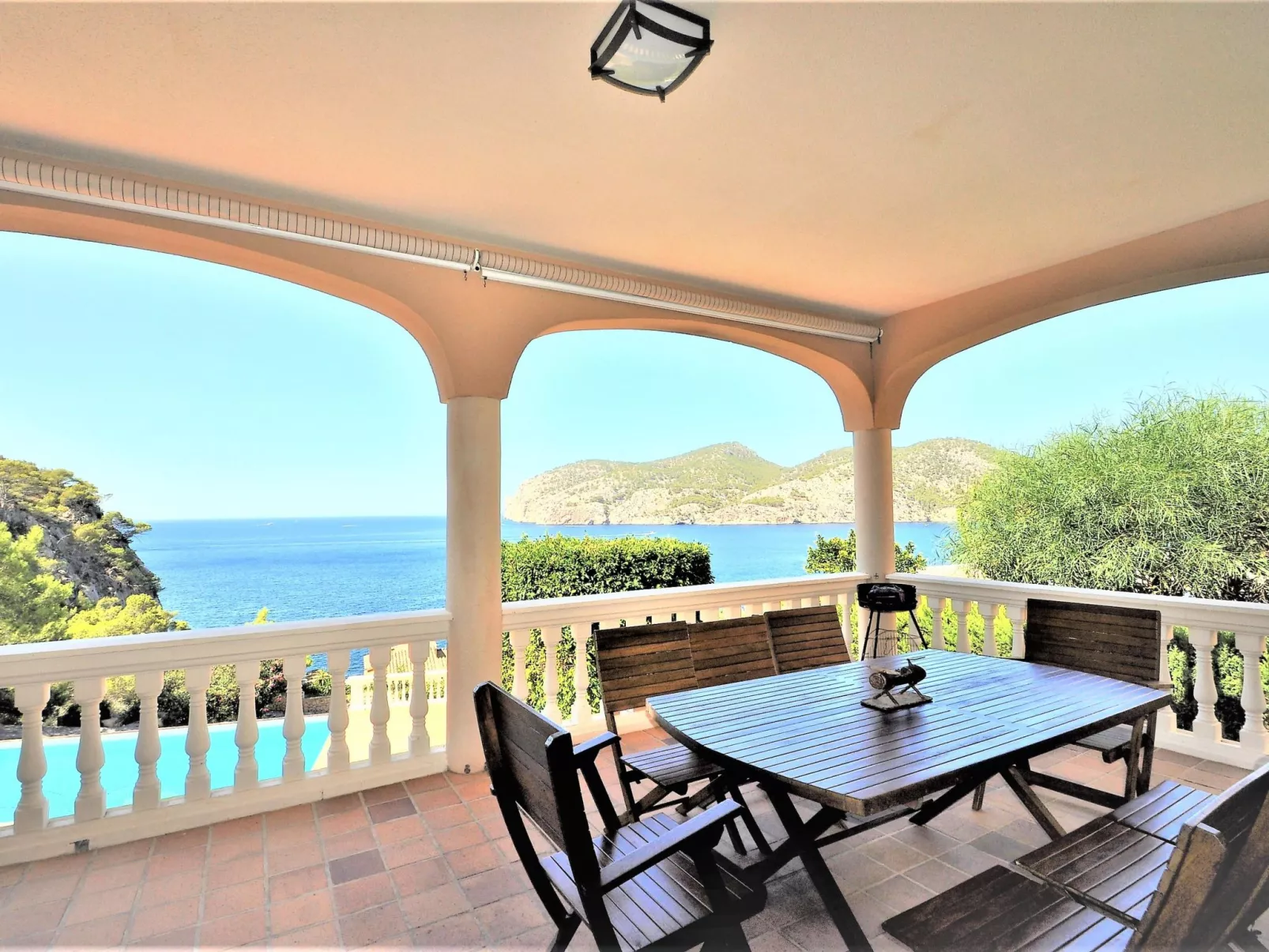 Villa CA TOTHOM con vistas al mar Camp de Mar para 8 personas (4 habitaciones) - Buiten