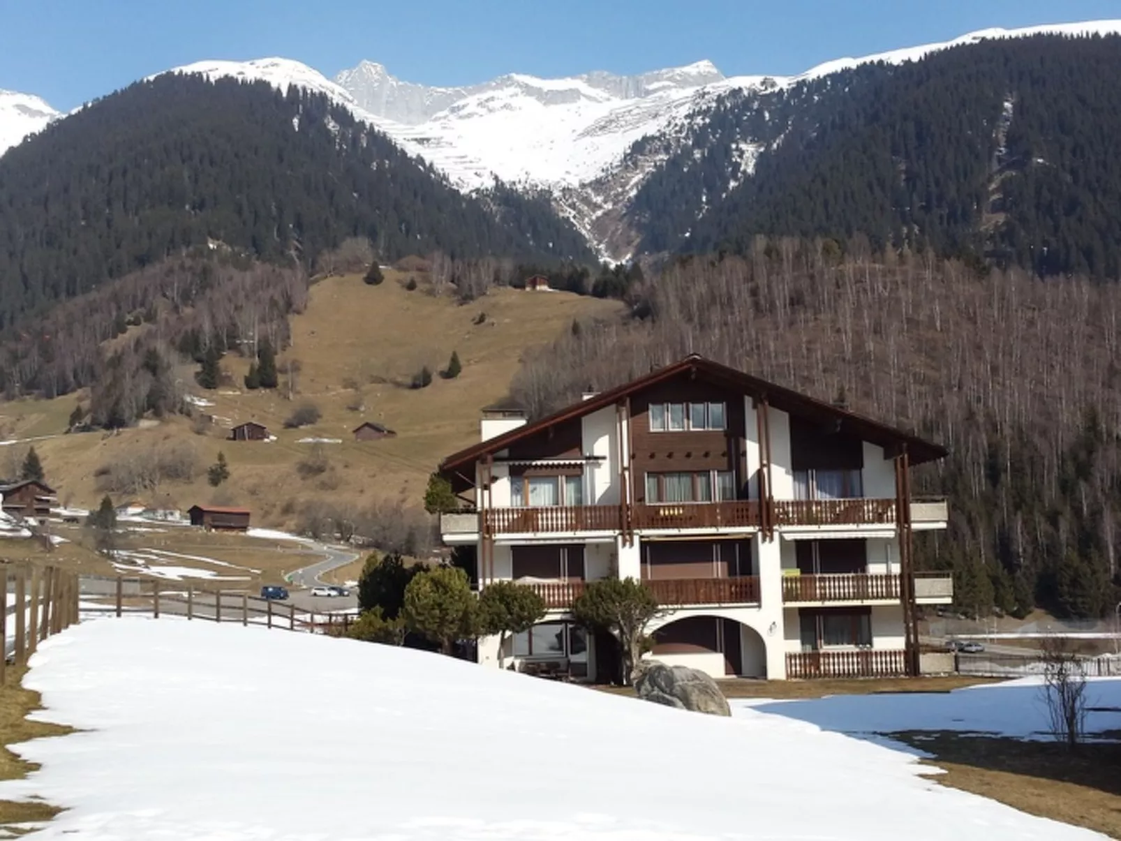 Casa Sax 5 Church, (Disentis/Mustér). - Buiten