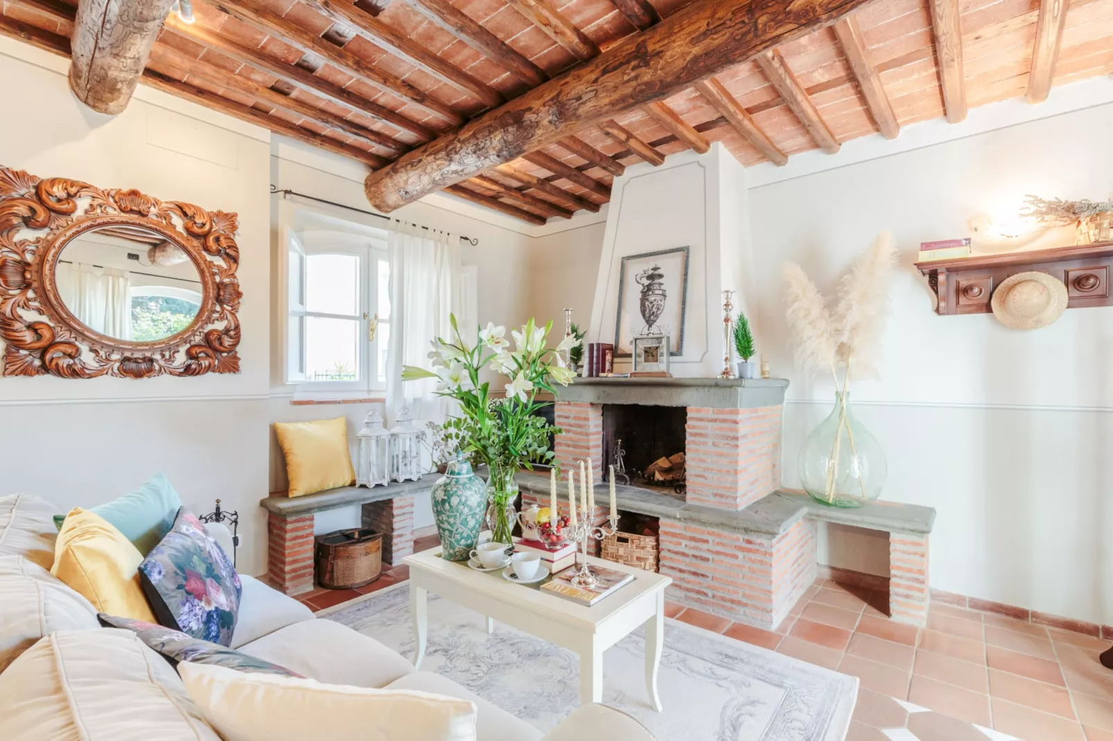 Rondini Farmhouse - Woonkamer