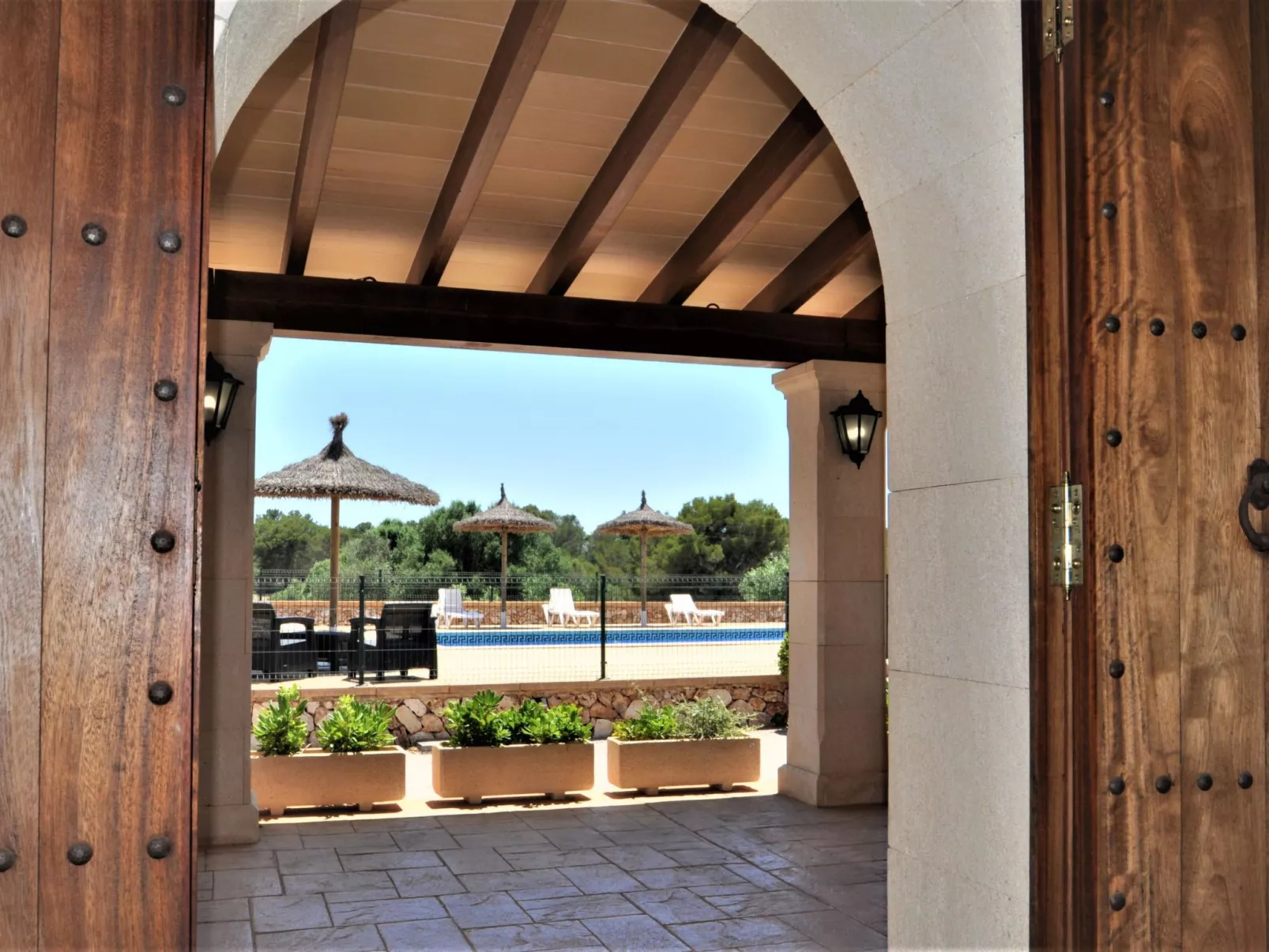 CAS BORRASSOS- Finca con piscina privada a 10 minutos de Palma.. BBQ. Wifi - Wi - Buiten