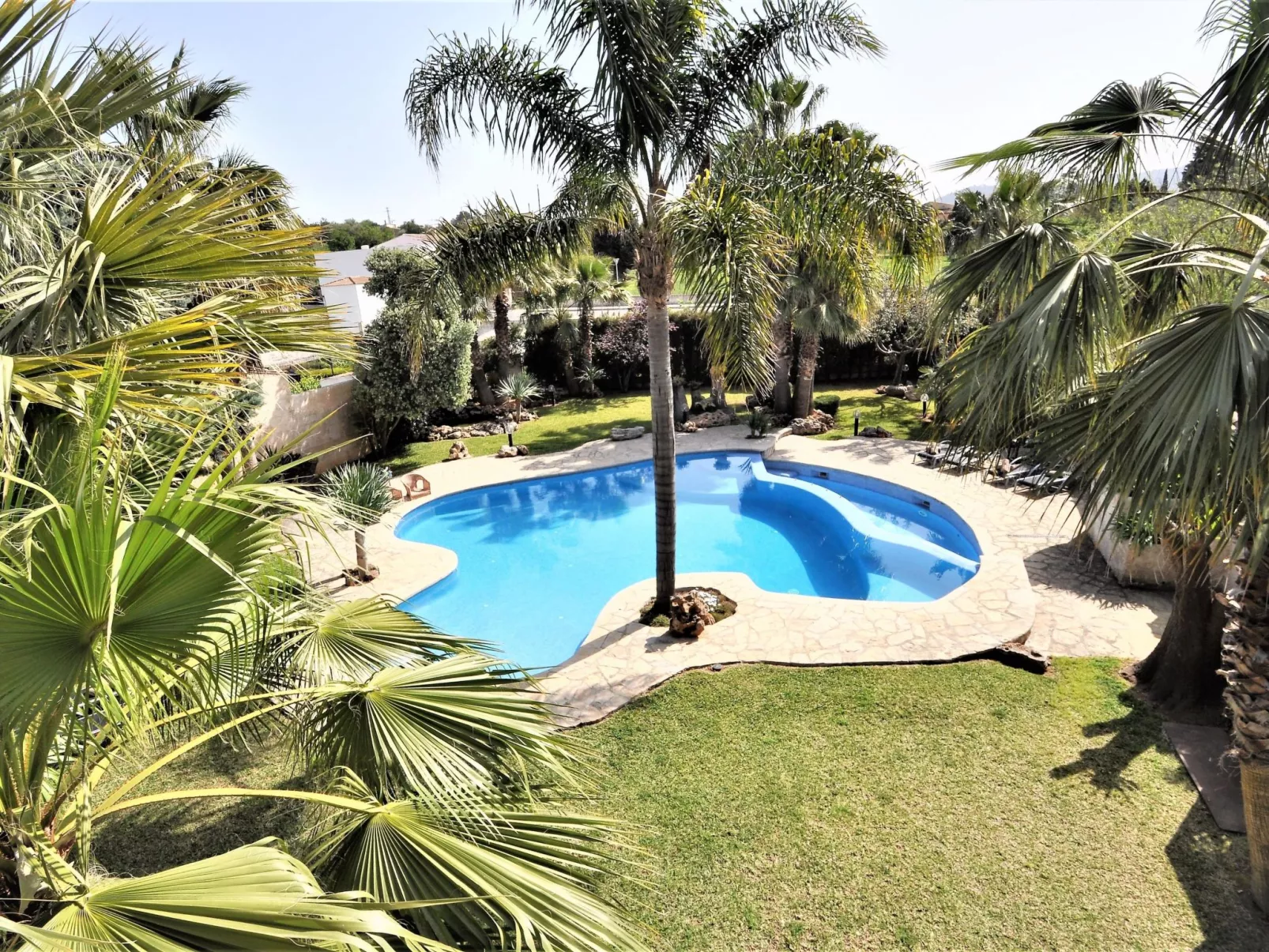 Finca CAN GUAL en Inca para 8 personas con piscina privada y vistas despejadas- - Buiten