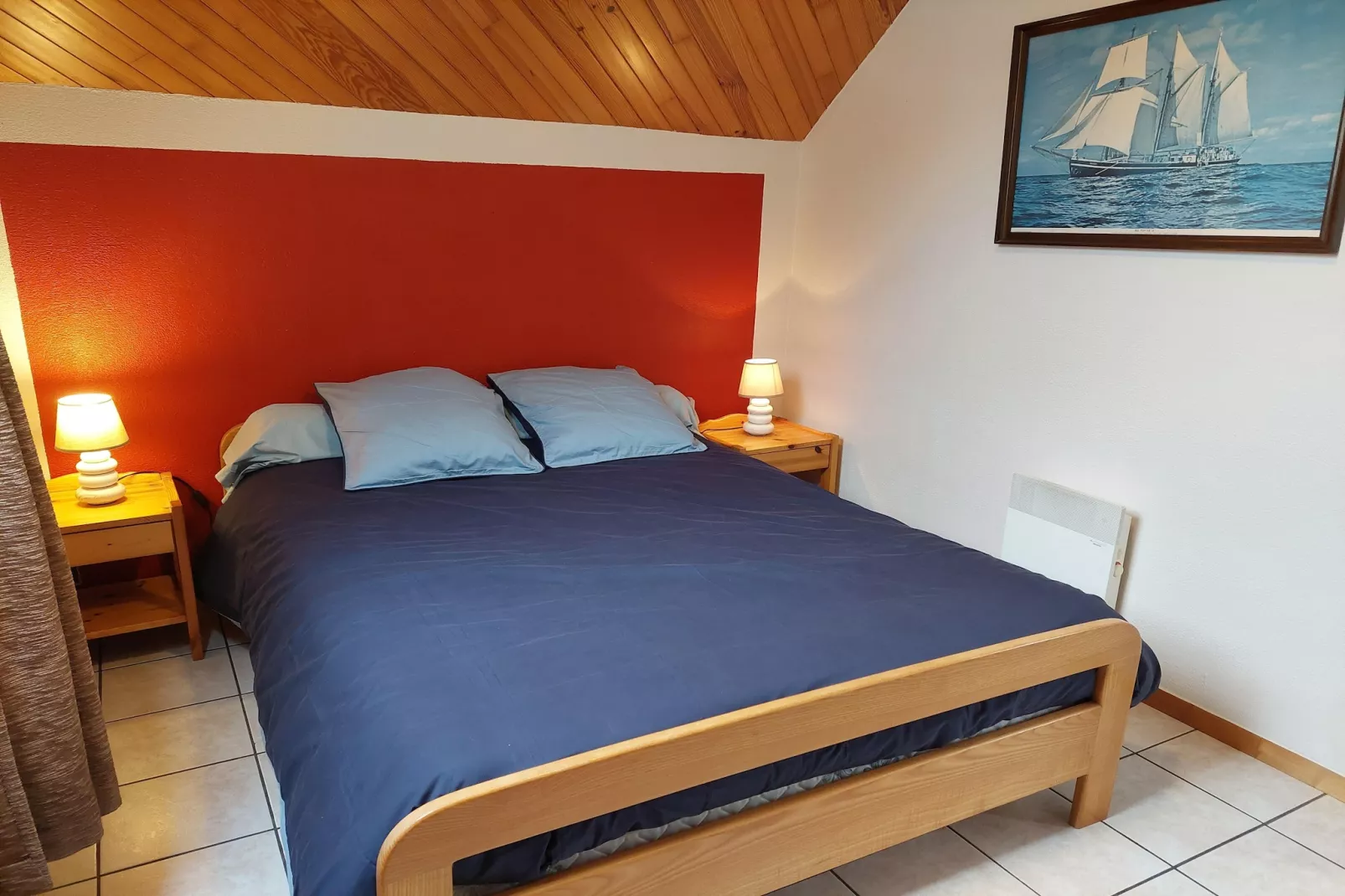 Bretonisches Steinhaus Landéda - Slaapkamer
