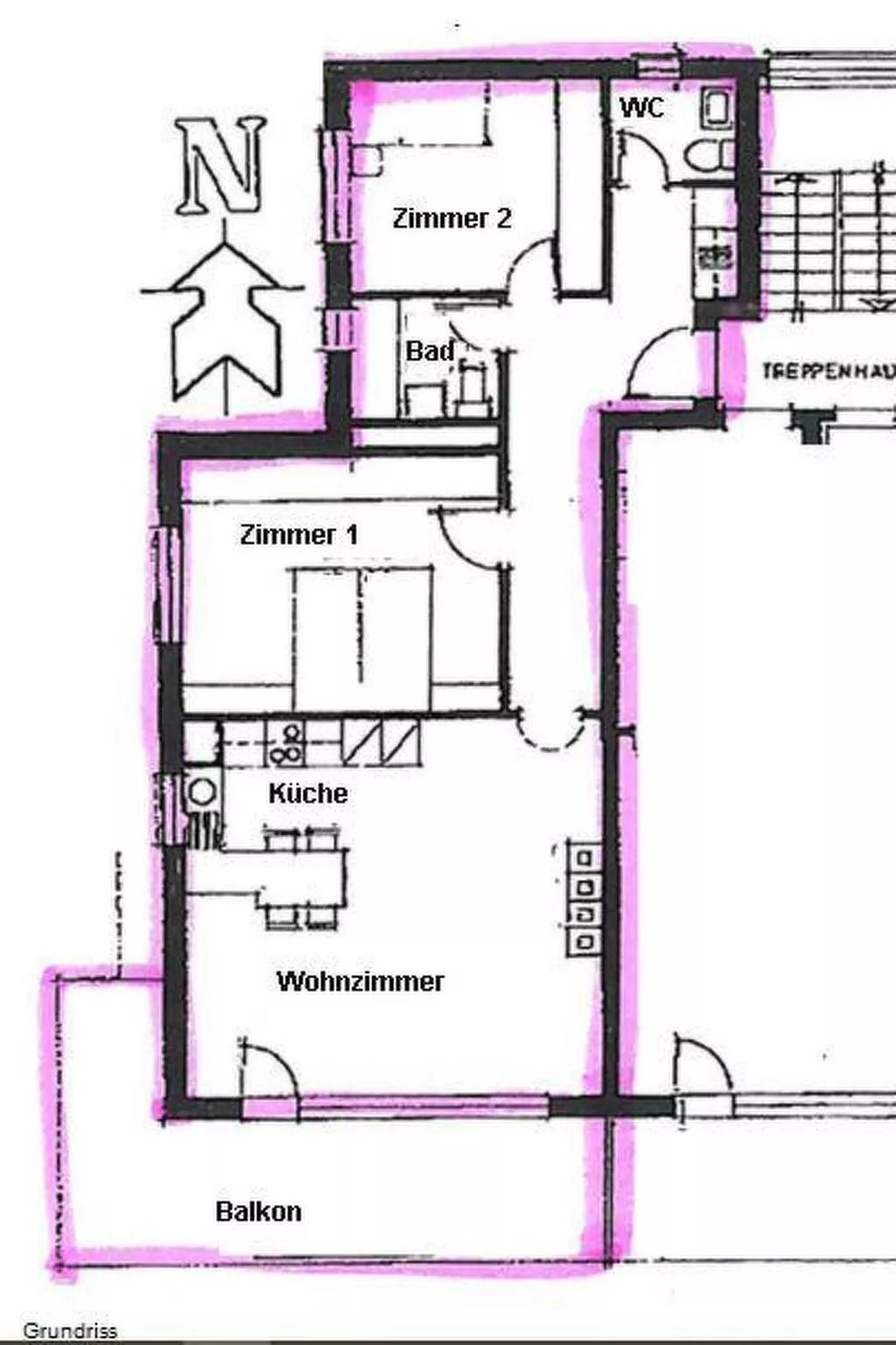 Heimgut 37 3½-Zimmerwohnung - Binnen