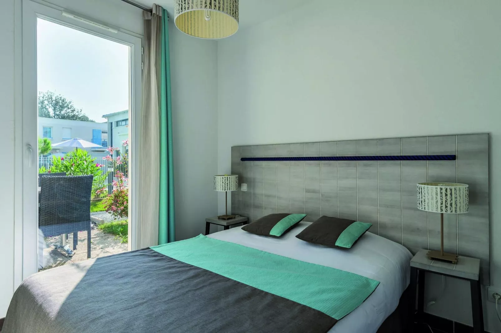 Les Carrelets 1 bedroom apt sleeps 4 without balcony OTA - Slaapkamer