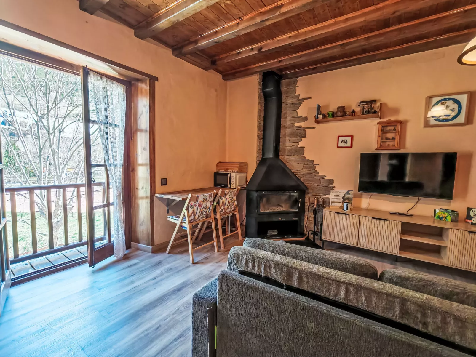 Studio mit Kamin Cosmos 3 Vall de Boí - Binnen