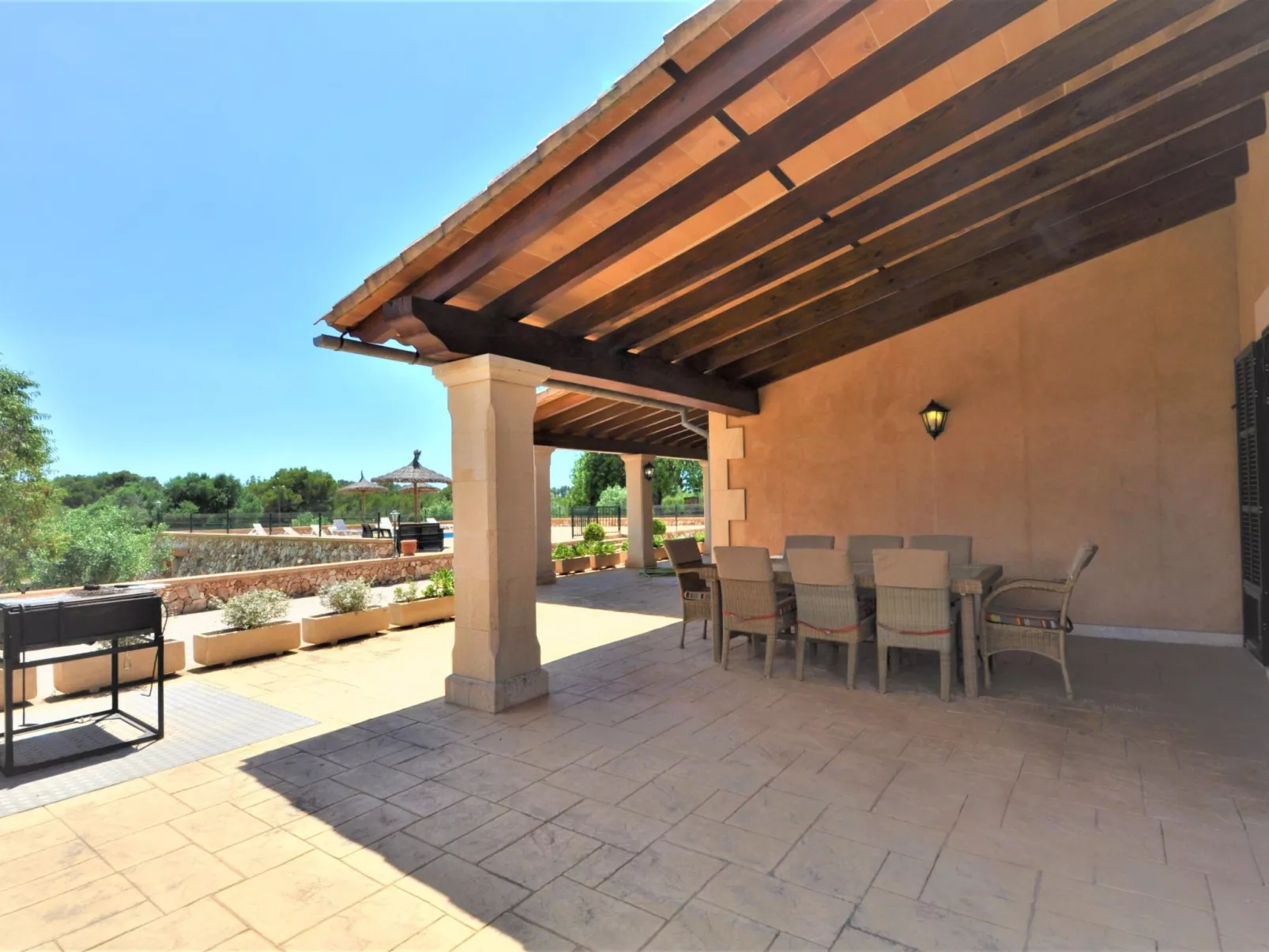 CAS BORRASSOS- Finca con piscina privada a 10 minutos de Palma.. BBQ. Wifi - Wi - Buiten