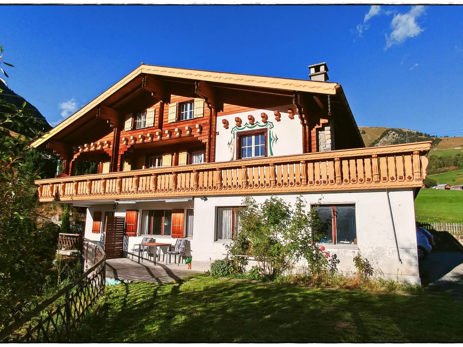 Chalet Dargun Bünter, (Camischolas/Sedrun). - Buiten