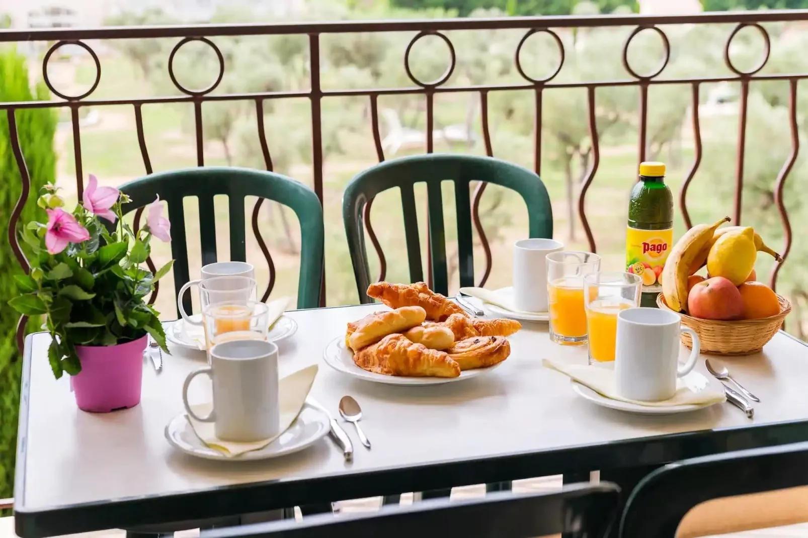Le Domaine De Bourgeac 2 Room Apartment 4 pax OTA - Terrasbalkon