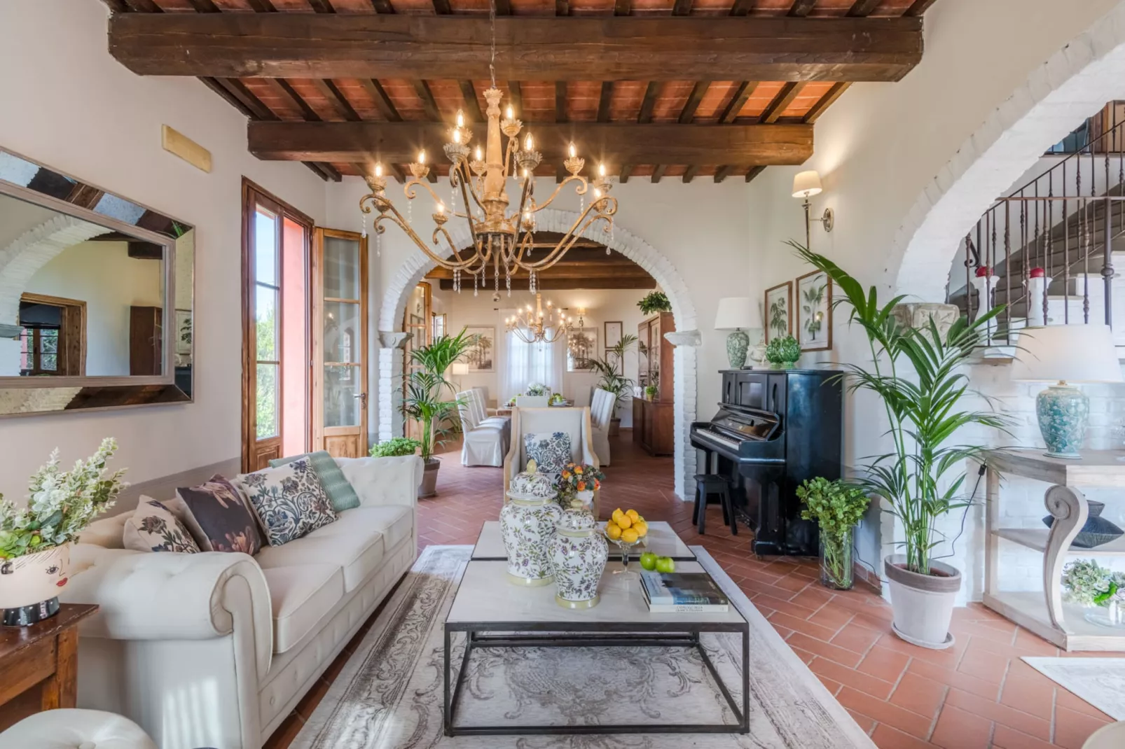 Villa San Miniato - Woonkamer