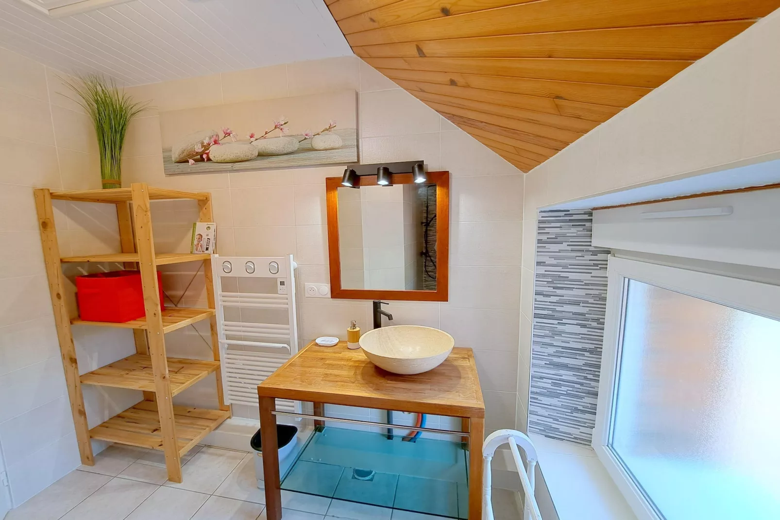 Bretonisches Steinhaus Landéda - Badkamer