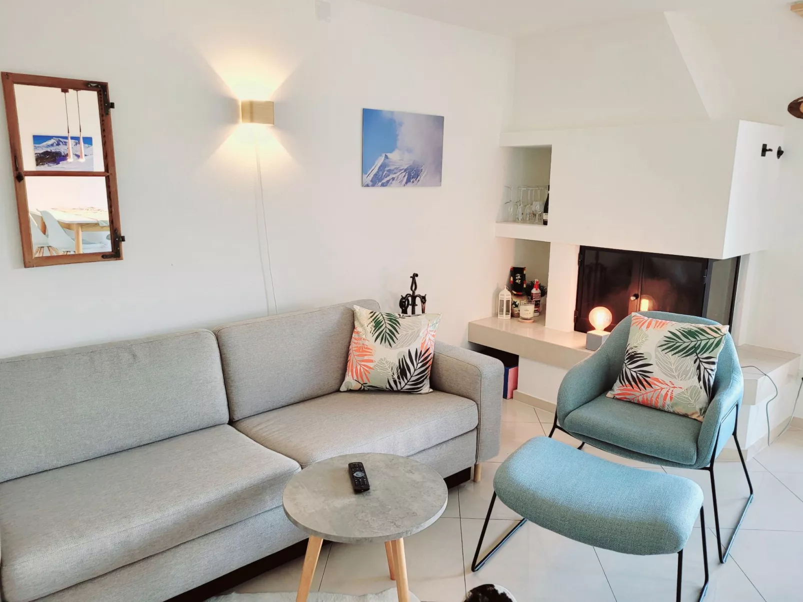 Fewo Cordial im Casa Erizun, (Flims Dorf). 3.5 Zimmer Ferienwohnung mit Bad/WC, - Binnen