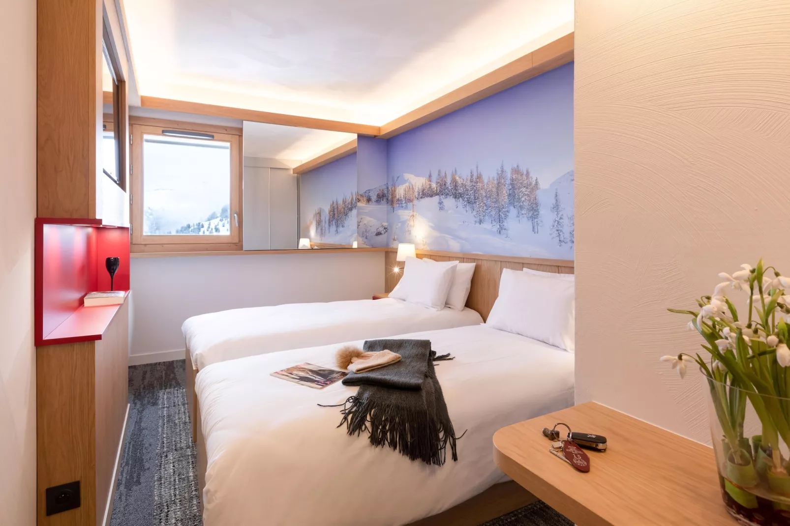 Village Club MMV Plagne 2000  Room for 2 people - Slaapkamer