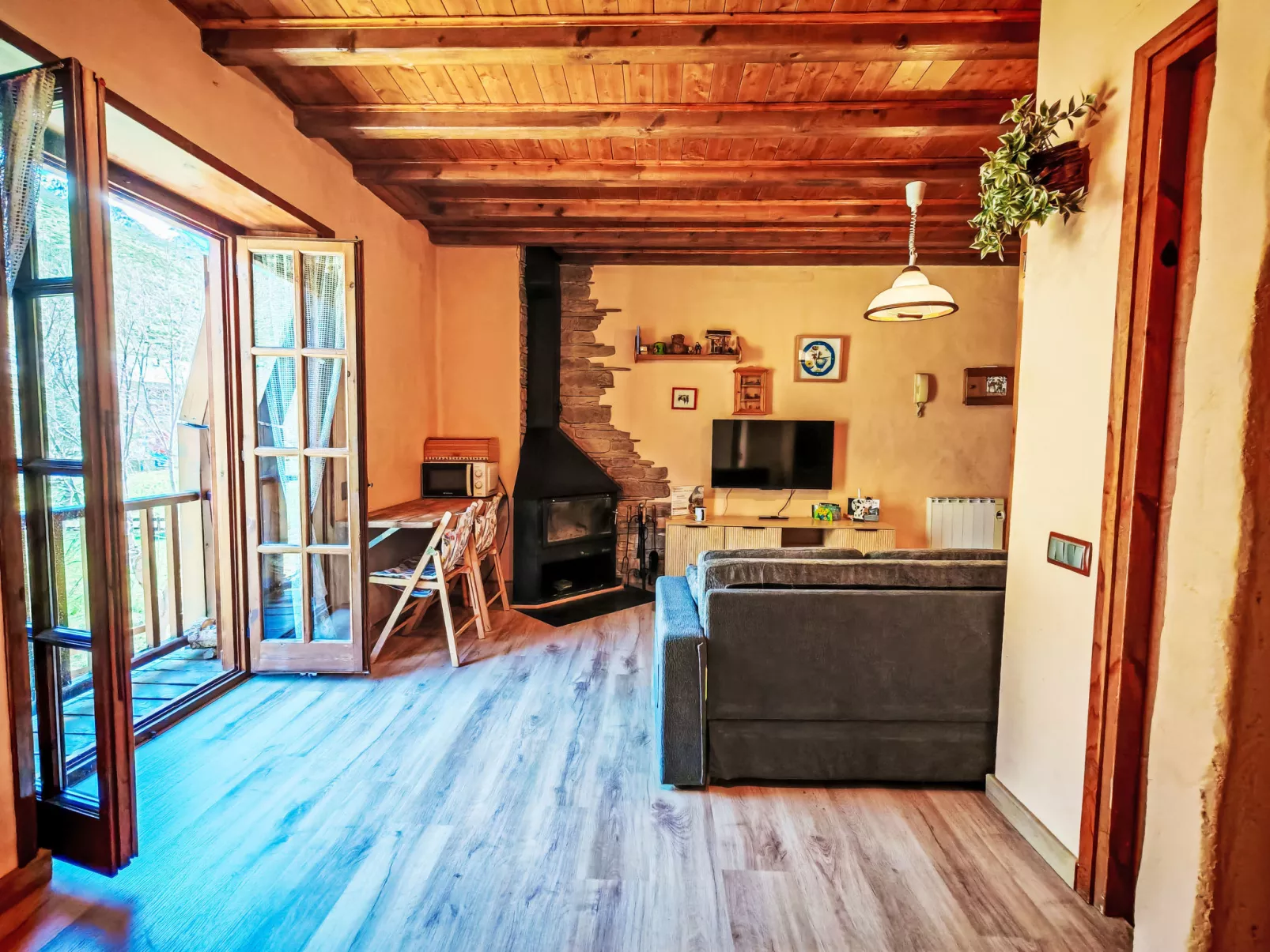 Studio mit Kamin Cosmos 3 Vall de Boí - Binnen