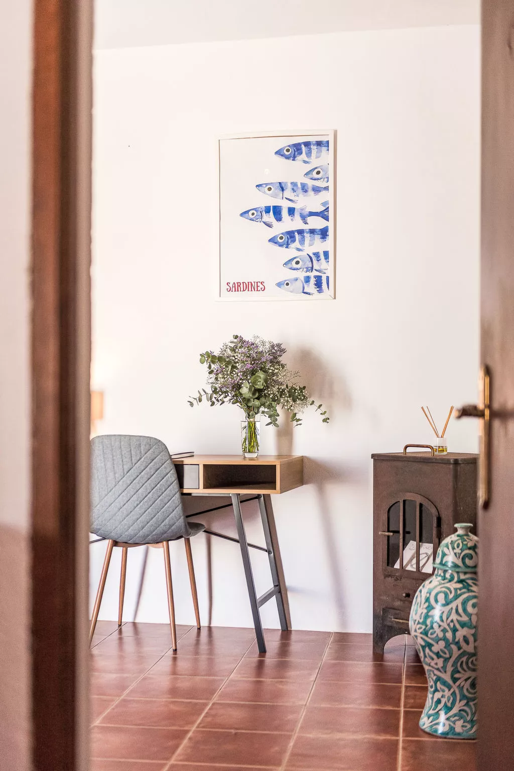 Wohnung mit großer Dachterrasse in Vejer - Binnen