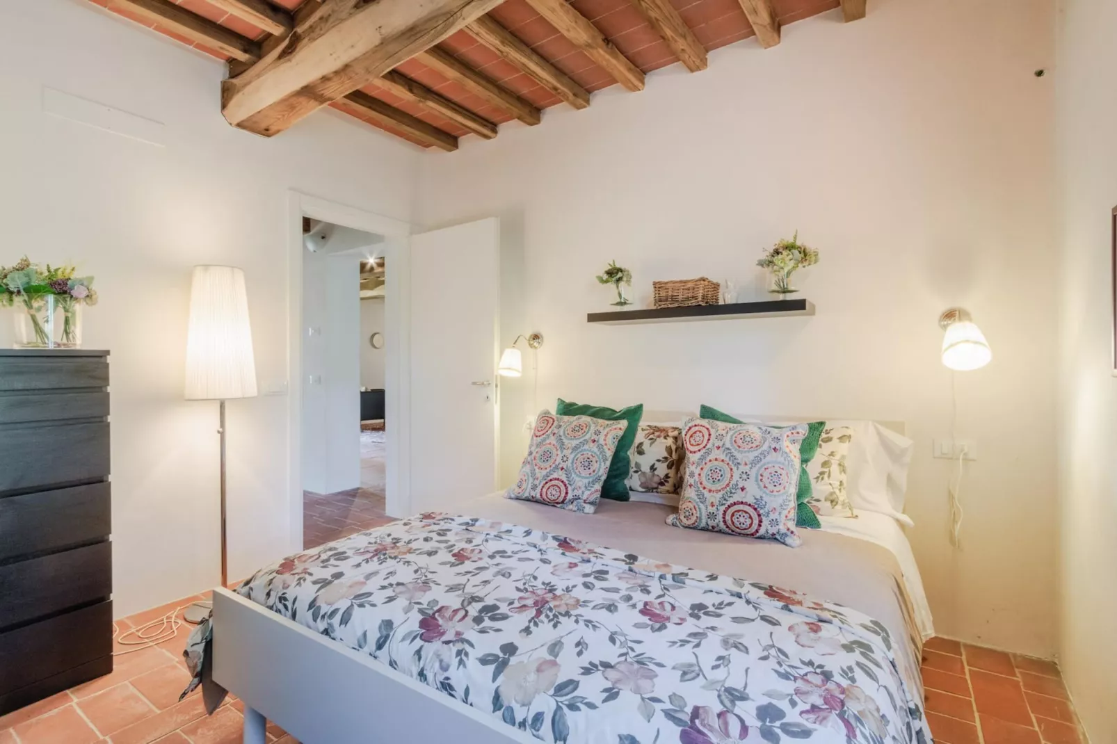 Casa Lucchese at Borghetto Farmhouse - Slaapkamer
