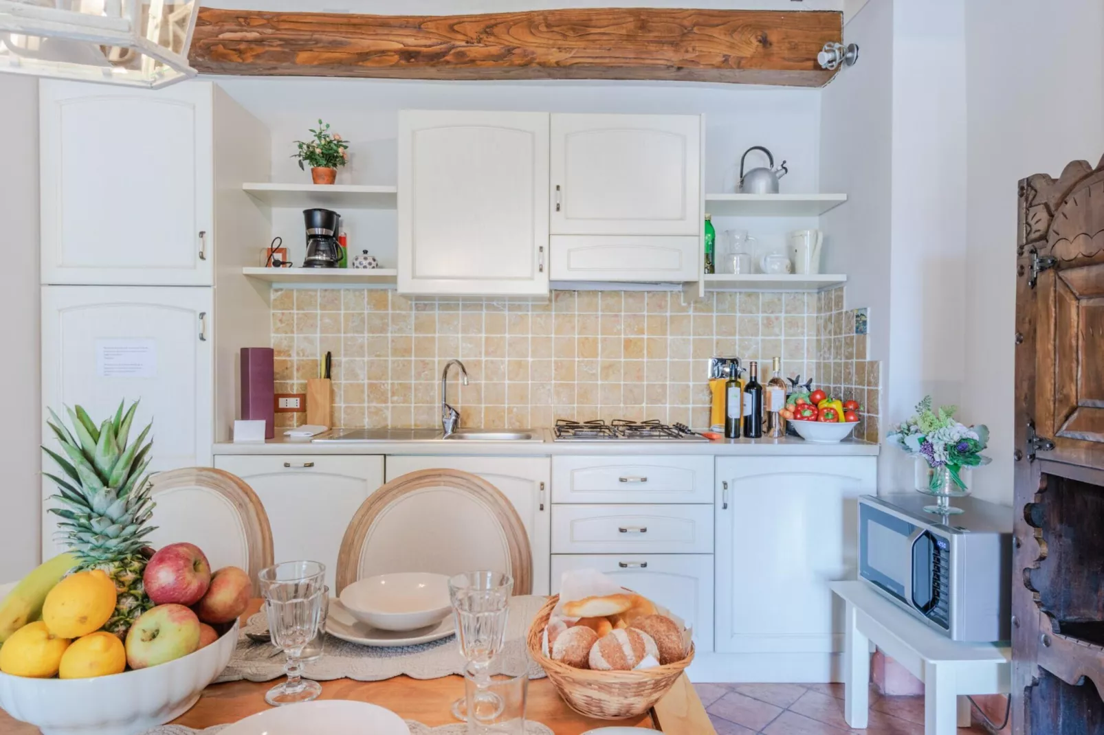 Elisa Farmhouse Apartment in Wine Resort - Keuken