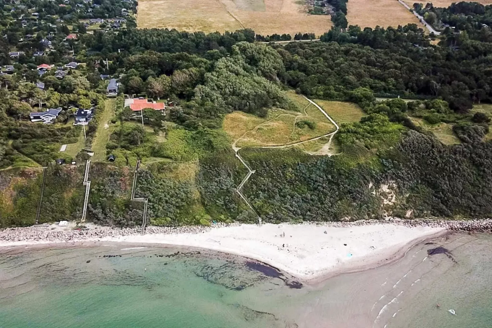 5 sterren vakantie huis in Liseleje - Waterzicht