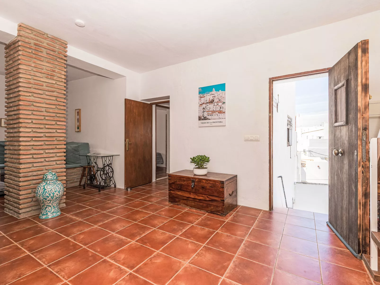 Wohnung mit großer Dachterrasse in Vejer - Binnen