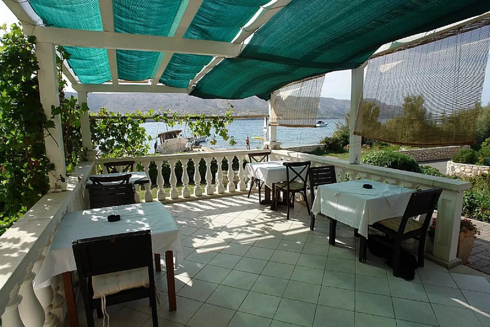 Pansion Gea - Superior Double Room with Balcony and Sea View (S2) - Terras