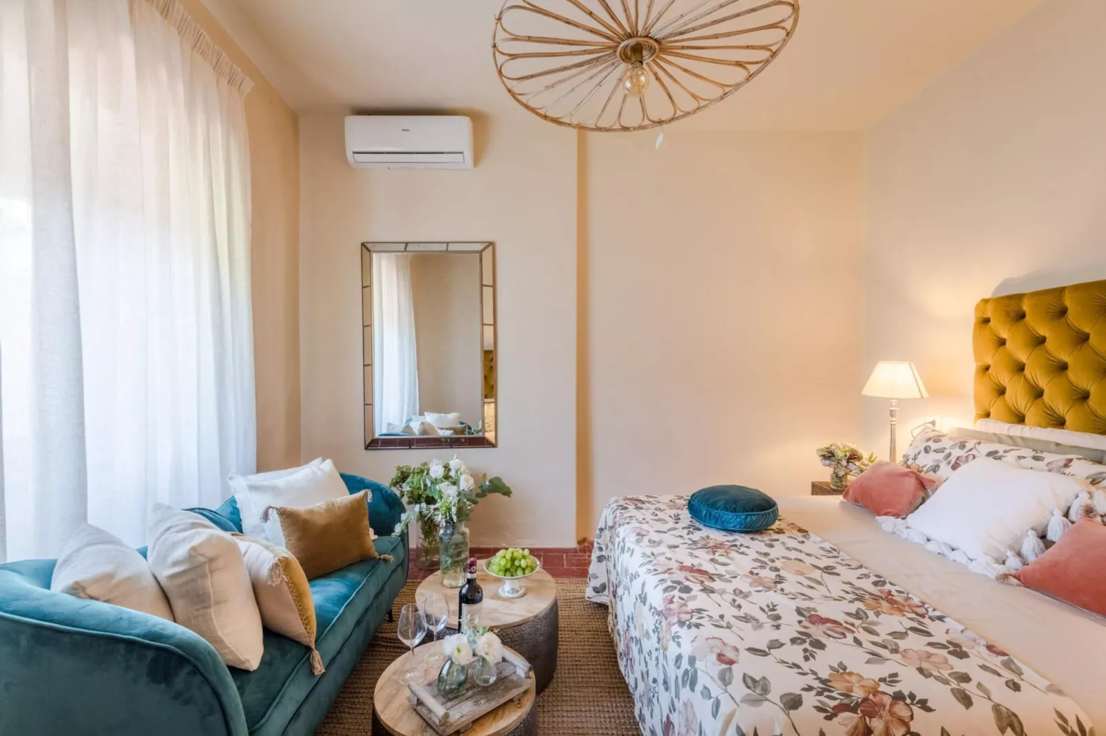 Le Due Terre Farmhouse - Slaapkamer