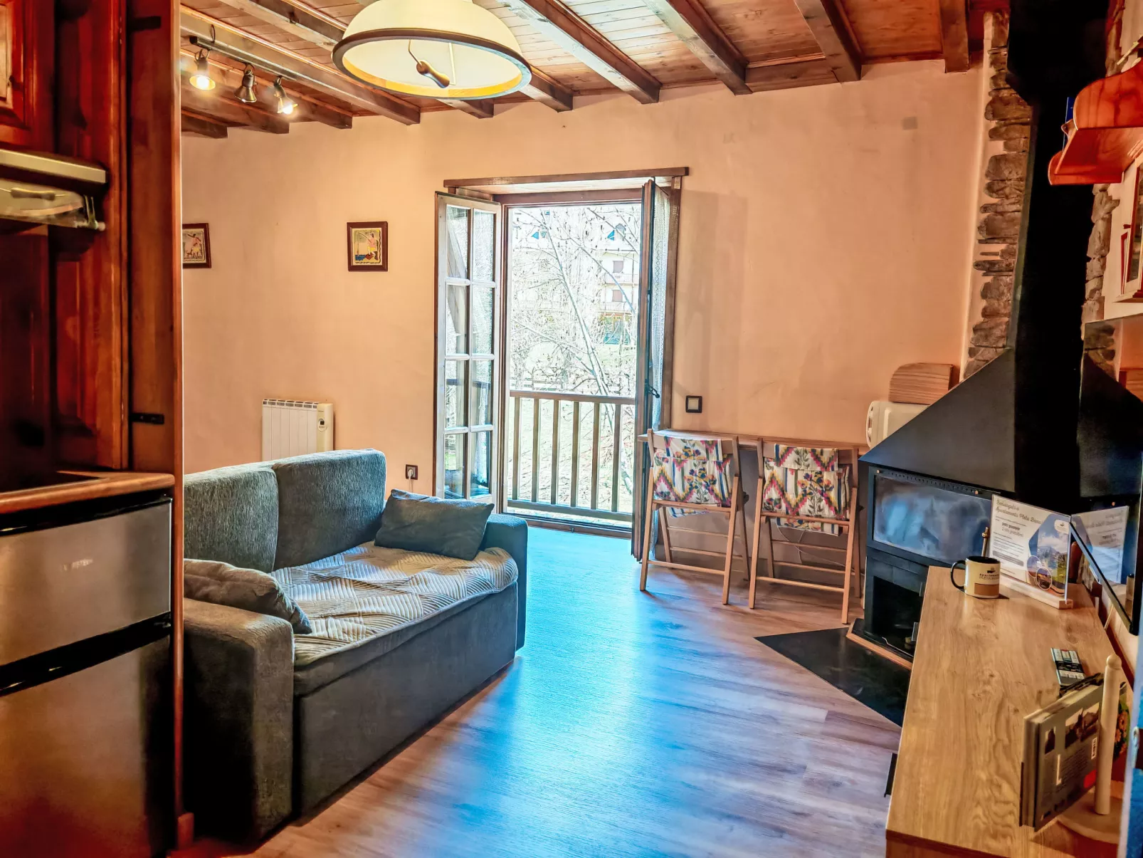 Studio mit Kamin Cosmos 3 Vall de Boí - Binnen