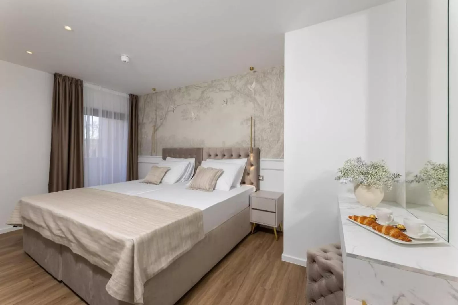 PICTAS Residence - Superior Double or Twin Room with Terrace - Slaapkamer