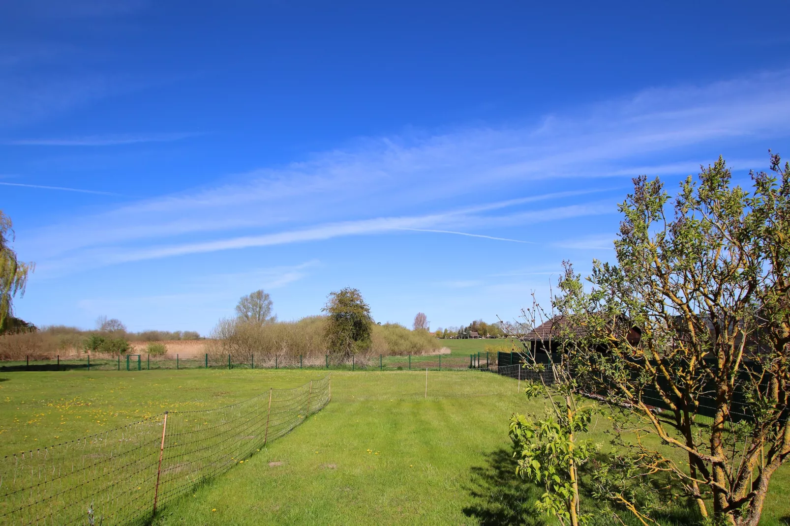 Schönes Ferienhaus in Alt Bukow Gaida - Tuinen zomer