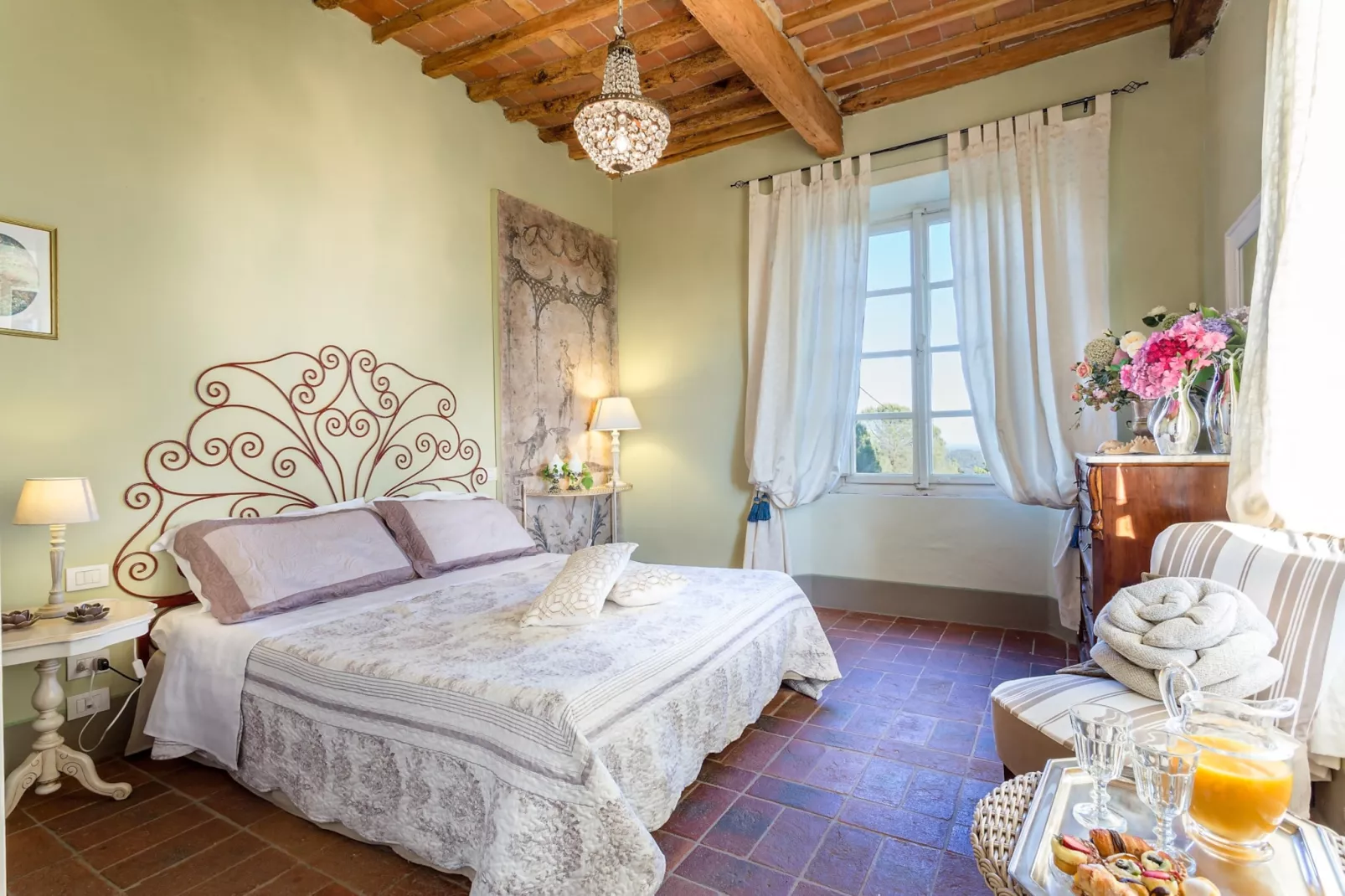 Il Frantoio Farmhouse Apartment - Slaapkamer