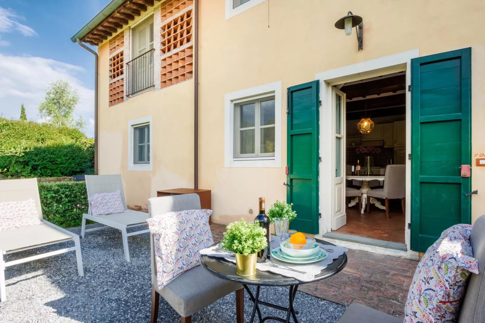 Donato, Farmhouse Apartment with Pool - Terrasbalkon