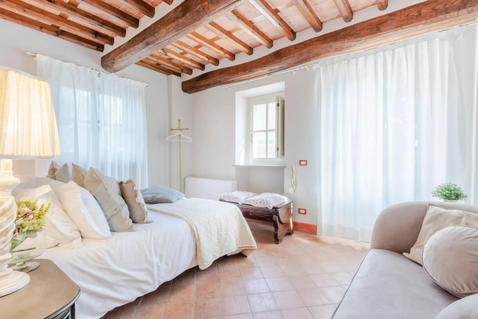 Jacopo Farmhouse Apartment in Wine Resort in Lucca - Slaapkamer