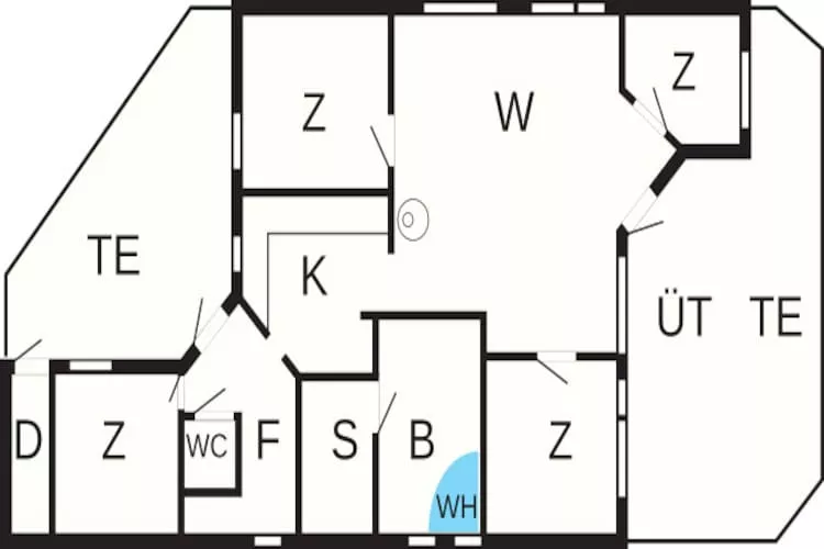 8 persoons vakantie huis in Sydals - Plattegrond