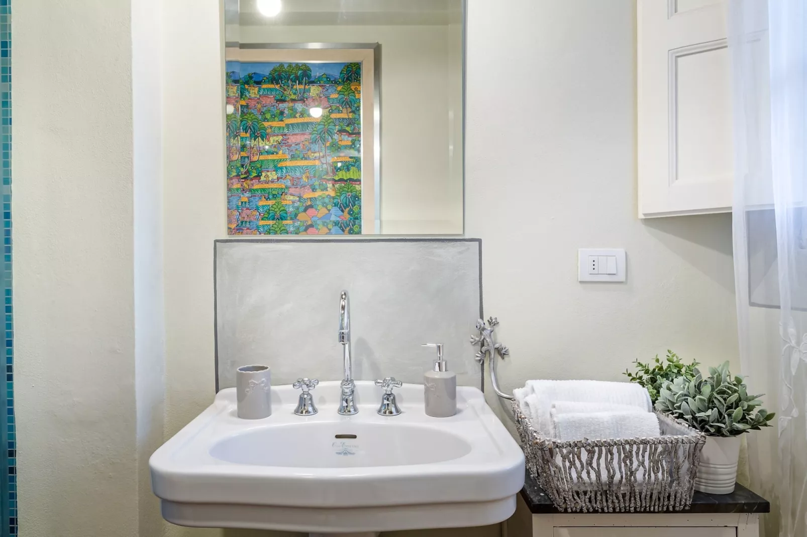 Il Frantoio Farmhouse Apartment - Badkamer