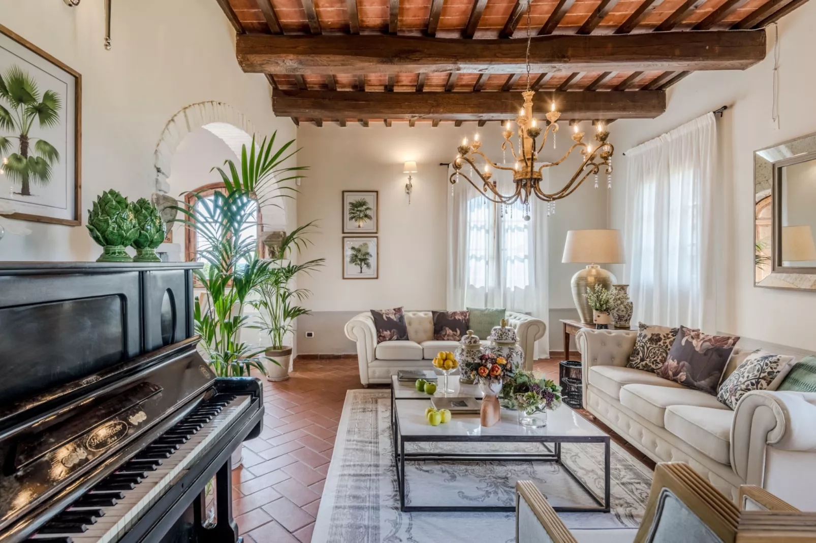Villa San Miniato - Woonkamer