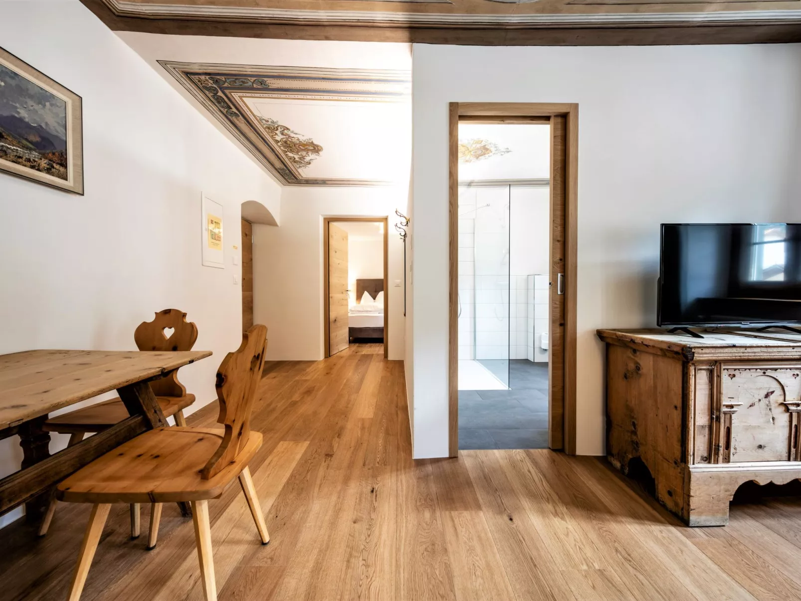 Hotel Münsterhof, (Müstair). - Binnen