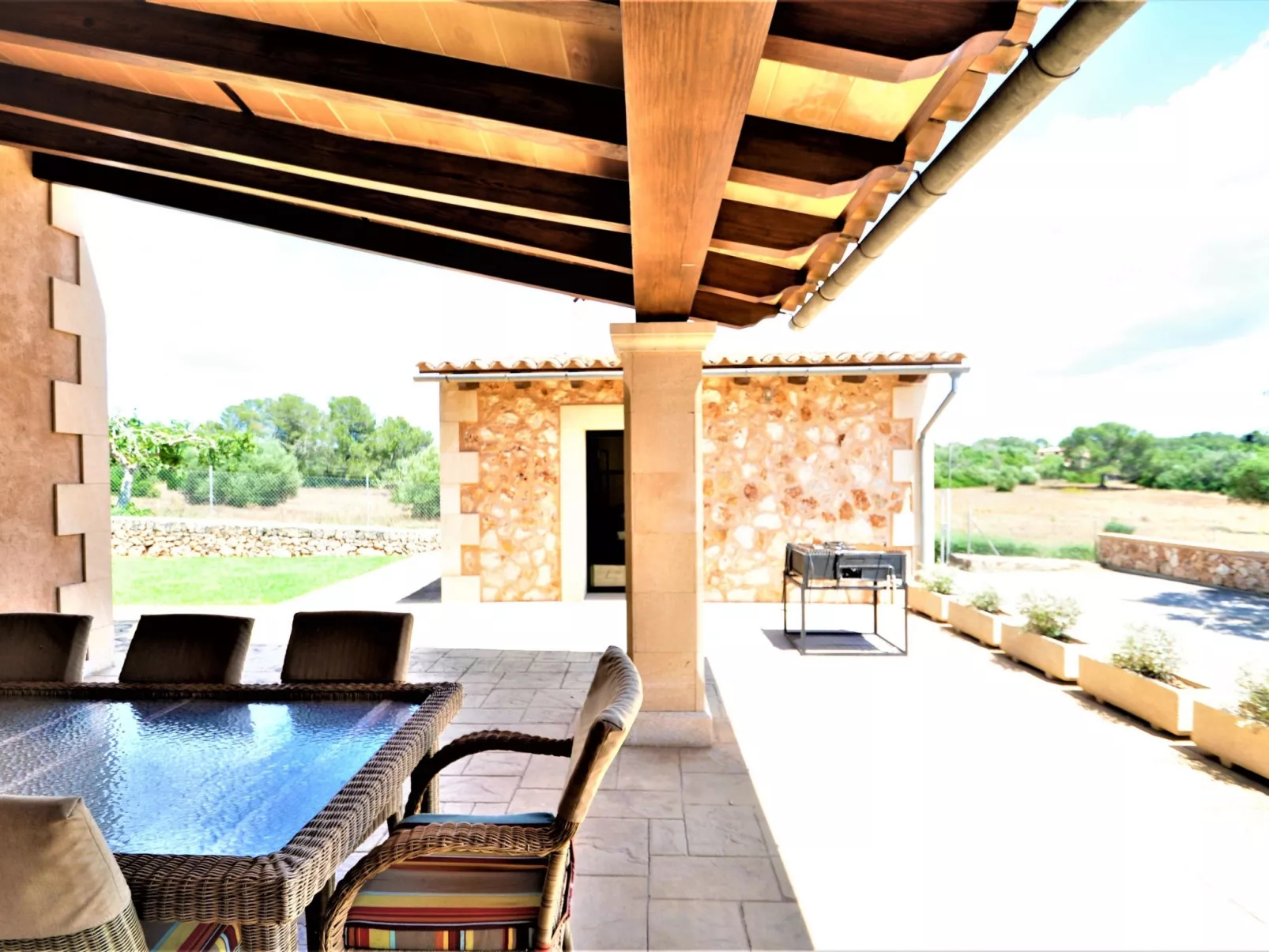CAS BORRASSOS- Finca con piscina privada a 10 minutos de Palma.. BBQ. Wifi - Wi - Buiten