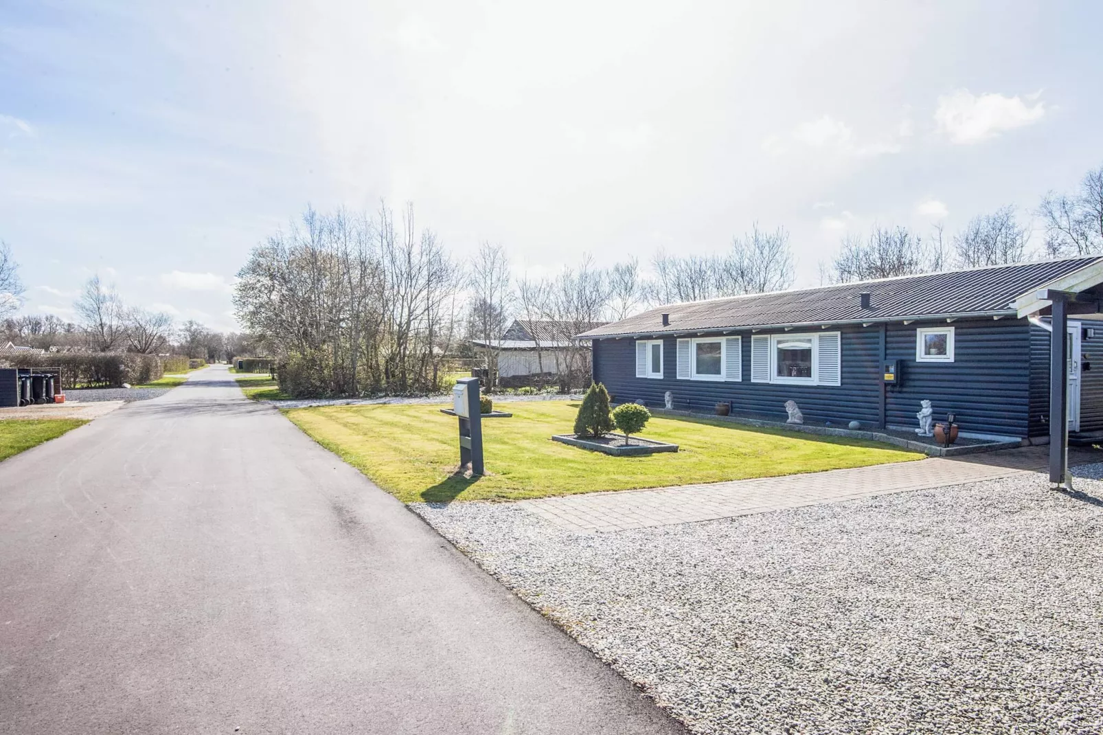 Huis met houtkachel en aanbouw - Uitzicht