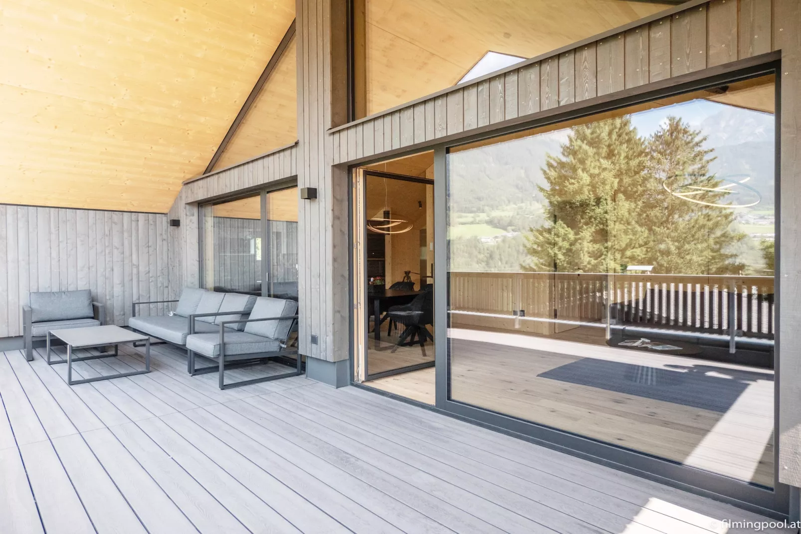 Penthouse in Mieders - Terrasbalkon