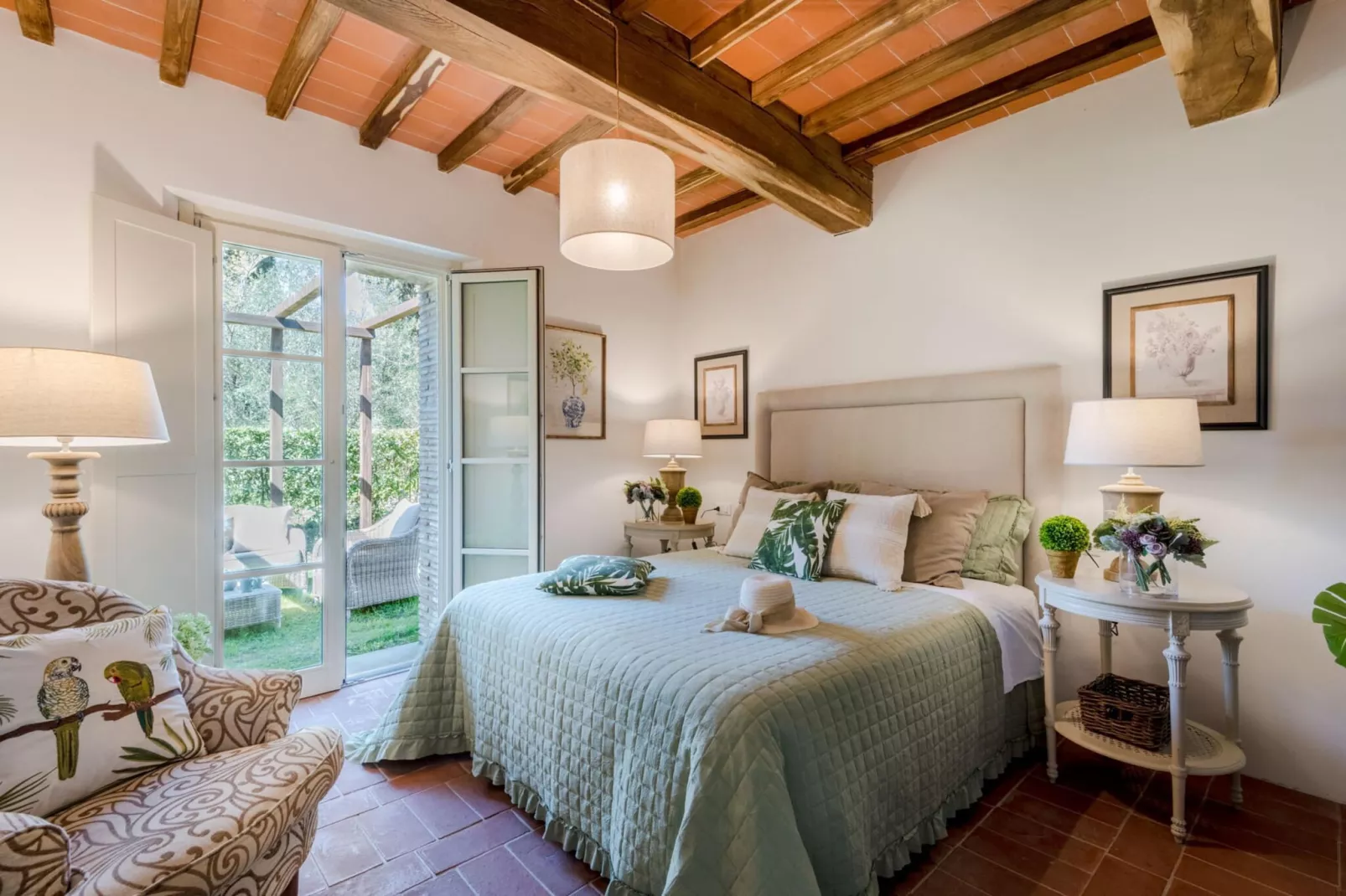 Casa Pinocchio at Borghetto Farmhouse - Slaapkamer